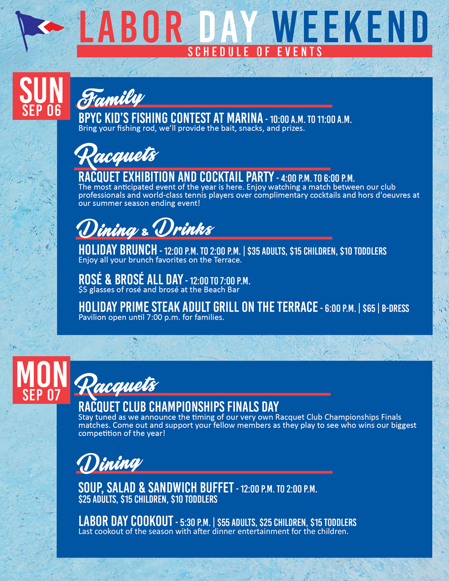 Upcoming events